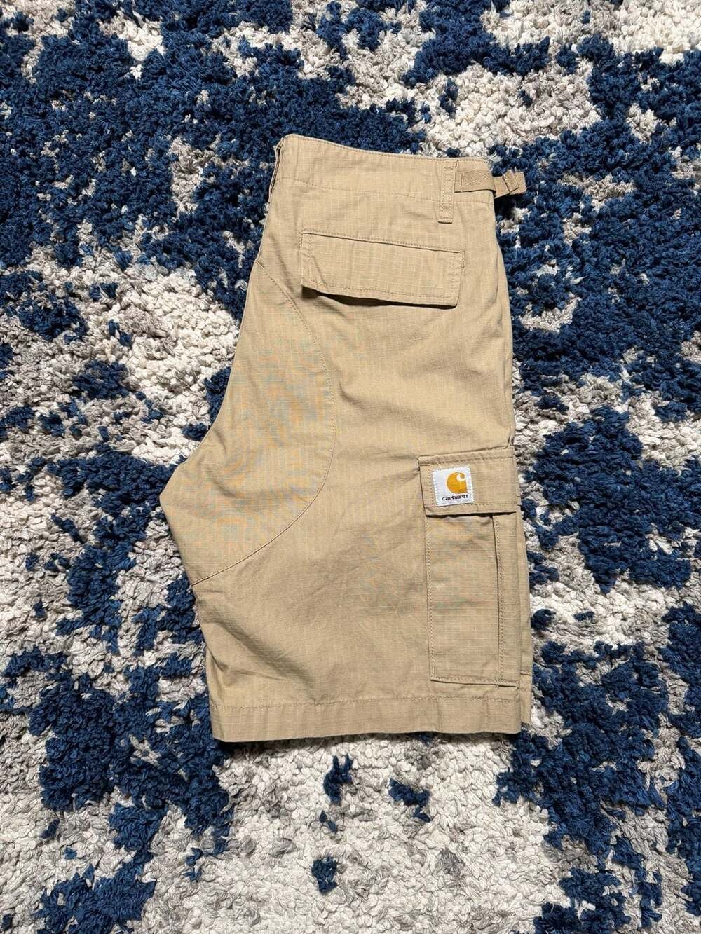 Carhartt WIP Regular Cargo Short Ripstop Leather Brown Size 30